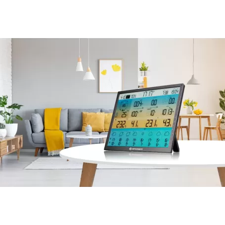 Estação meteorológica BRESSER 4CAST XL 7 em 1 para 8 dias com sensor solar