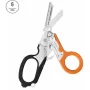 Leatherman Tijera RAPTOR Rescue naranja y negra, funda plástico Utility, caja cartón