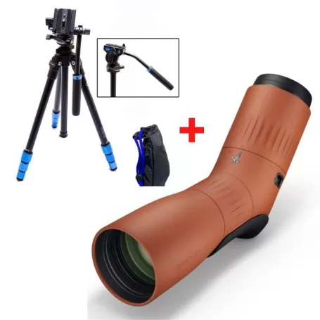 SWAROVSKI ATC 17-40X56 Laranja + Estojo + Tripé BENRO TablePod Fex