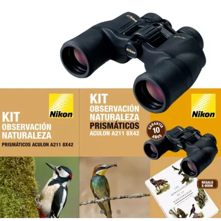 Nikon Aculon A211 8x42 - KIT DE OBSERVAÇÃO DA NATUREZA Nikon Aculon A211 8x42 - KIT DE OBSERVAÇÃO DA NATUREZA