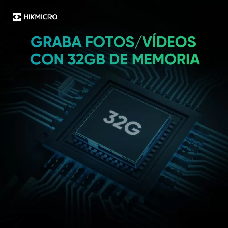 HikMicro HEIMDAL H4D Digital, IR 850nm, Distancia 200m - Color Blanco