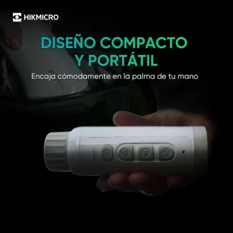 HikMicro HEIMDAL H4D Digital, IR 850nm, Distancia 200m - Color Blanco