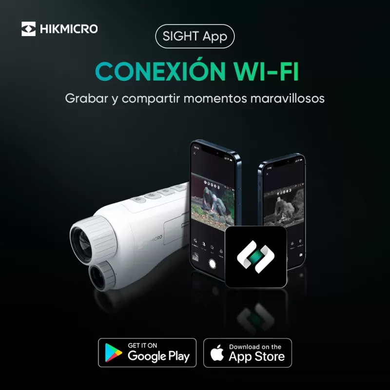 HikMicro HEIMDAL H4D Digital, IR 850nm, Distancia 200m - Color Blanco