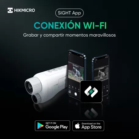 HikMicro HEIMDAL H4D Digital, IR 850nm, Distancia 200m - Color Blanco