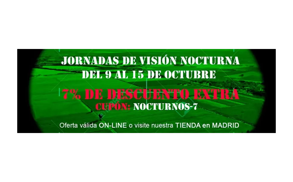 Workshops de Visão Noturna e Visão Térmica na nossa loja em Madrid Workshops de Visão Noturna e Visão Térmica na nossa loja em Madrid